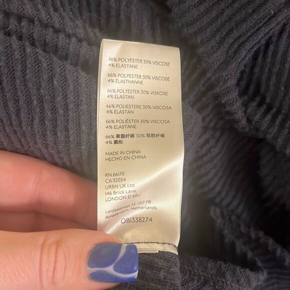 ✨Free People Women's Marley Navy Sz Medium Top✨ - Picture 12 of 12